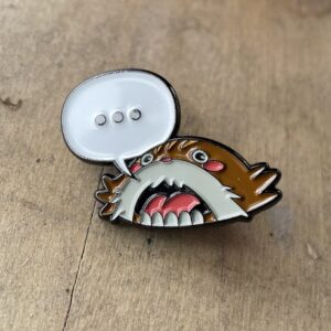Charles Christopher Enamel Pin
